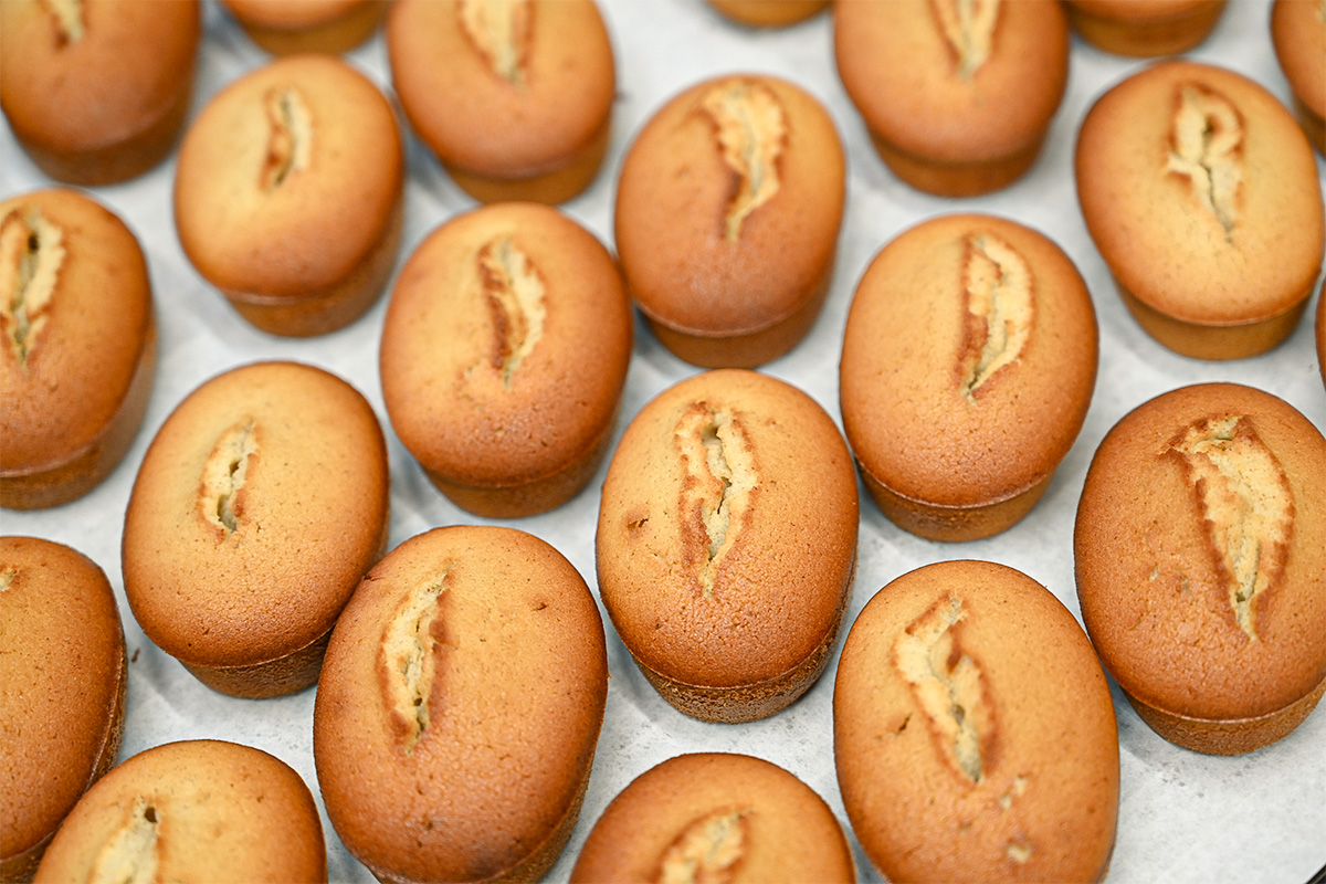 並んだフィナンシェ